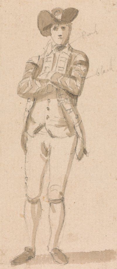 Standing Figure of a Young Man by Paul Sandby